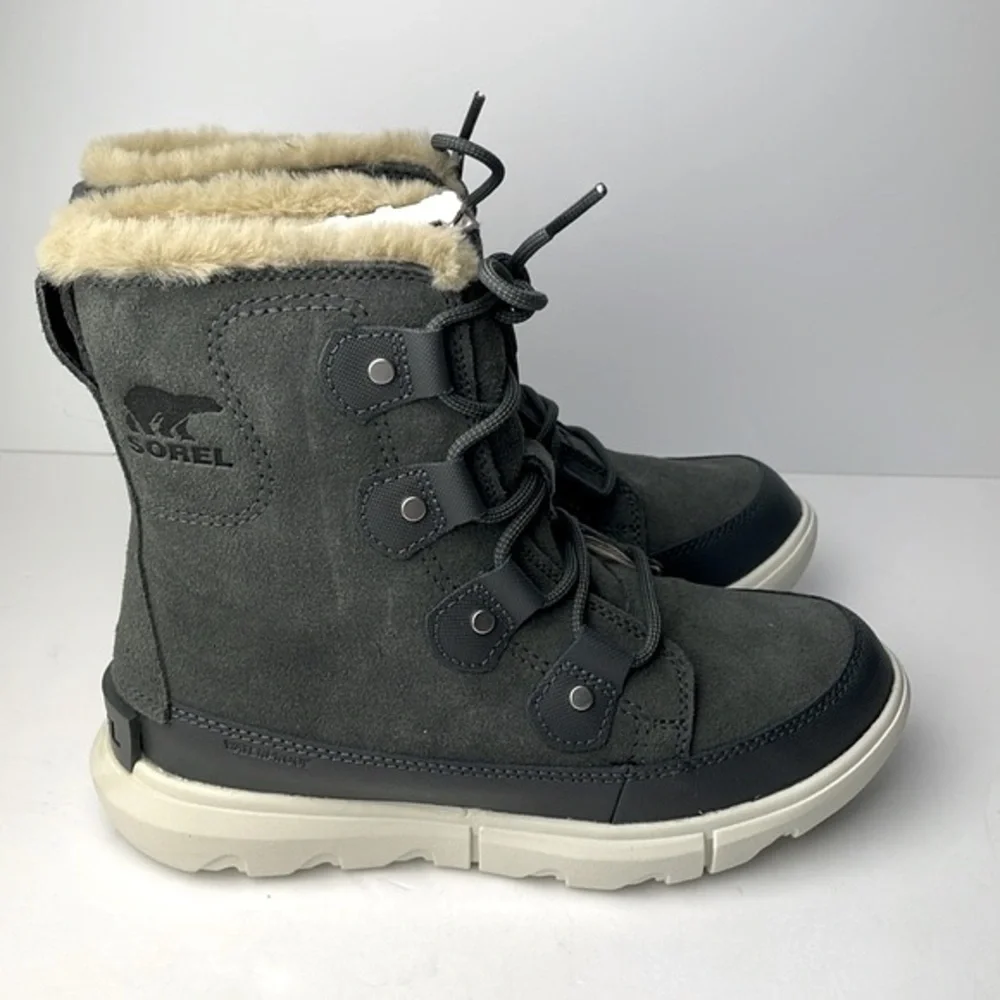 NEW Sorel Explorer 2 Joan Faux Fur Ankle Boots